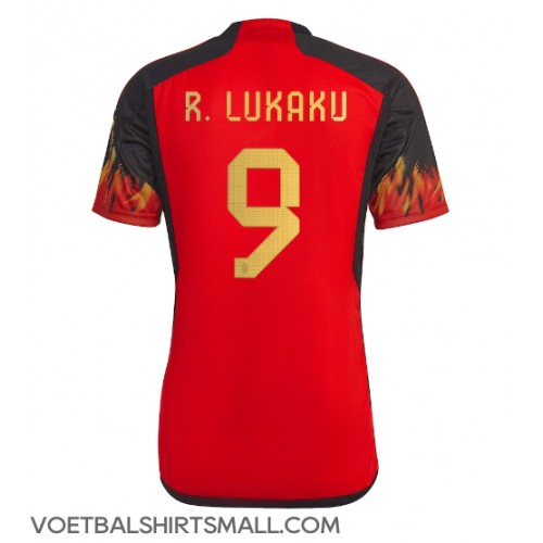 België Romelu Lukaku #9 Voetbalkleding Thuisshirt WK 2022 Korte Mouwen
